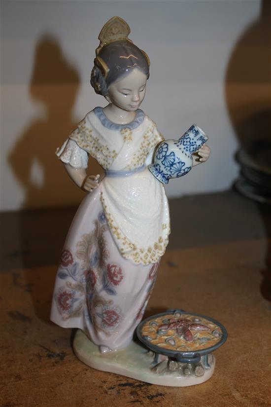 Lladro figure of a Chinese girl